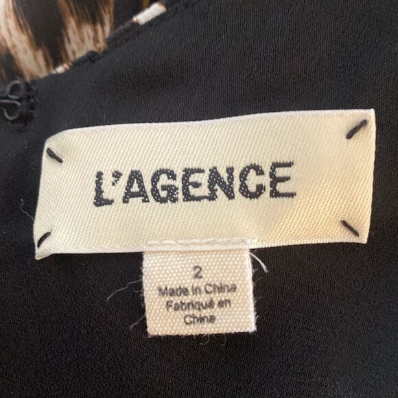 L'Agence Audra Sleeveless Leopard-Print Silk Romper Size 2 - Picture 12 of 15